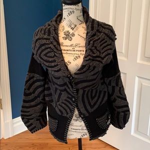 Sweater Jacket with super cute detail
